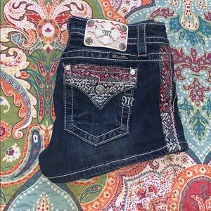 Size 28 Miss Me jean shorts